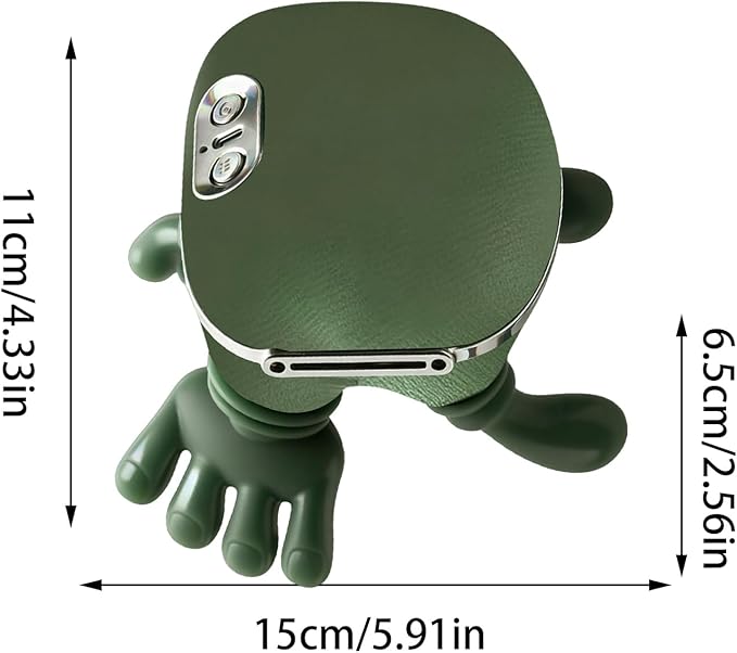 Massaggiatore Spalle A Forma Di Mano, 15x11x6.5 Cm Cervicale Con Manine, Neck Massager, Massaggiatore Mani Reali 5V/10 W, Ricaricabile USB Per Collo, Schiena