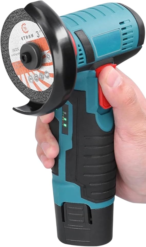 Set 2 in 1 Avvitatore + Mini Smerigliatrice 3" con Doppia Batteria  5000mAh Motore Brushless in Valigetta