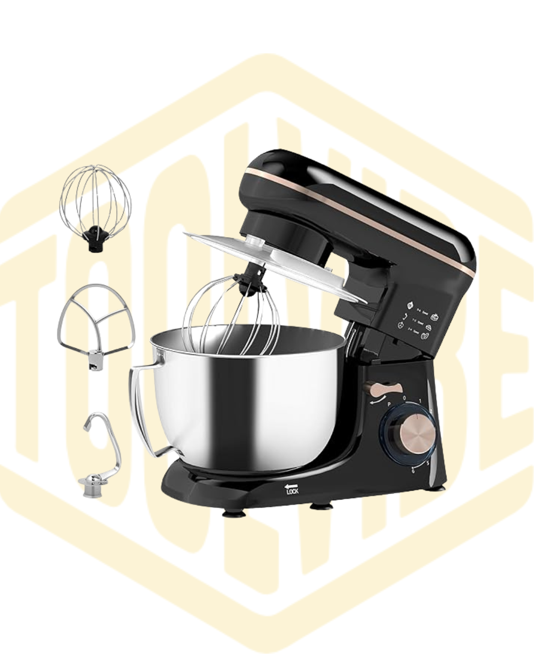 Impastatrice Planetaria Professionale 3 Accessori – 6 Velocità, Ciotola Inox, Potenza E Precisione