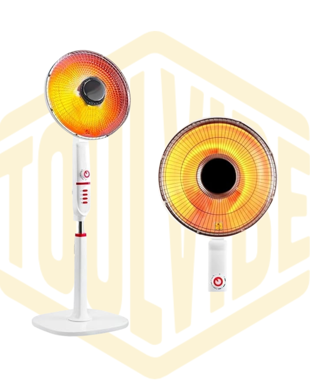 Scaldatore elettrico a infrarossi per ambiente domestico e ufficio – Design moderno, calore immediato