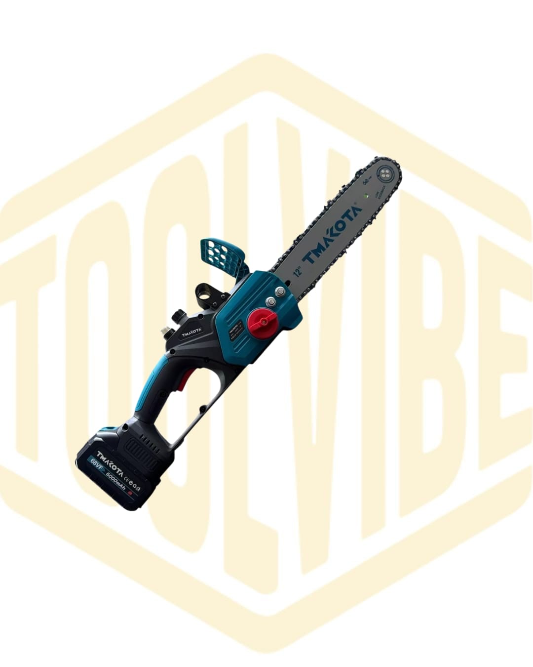 Motosega a Batteria 12 Mini Motosega Completa 2 batterie 68V 6000 mAh 12 Pollici