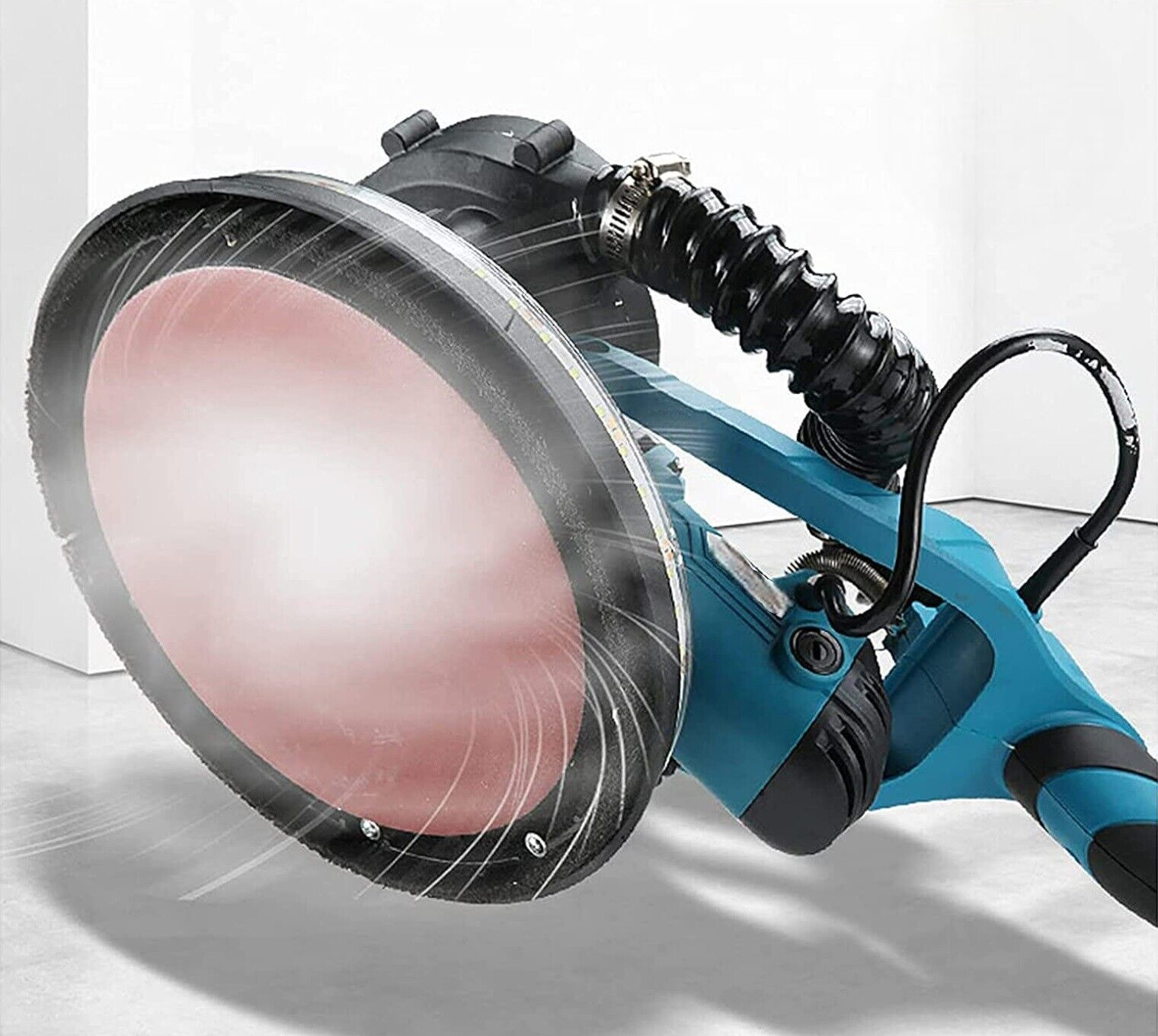 levigatrice telescopica per muri 1100w a giraffa con led 800-2300 Rpm 5 velocita