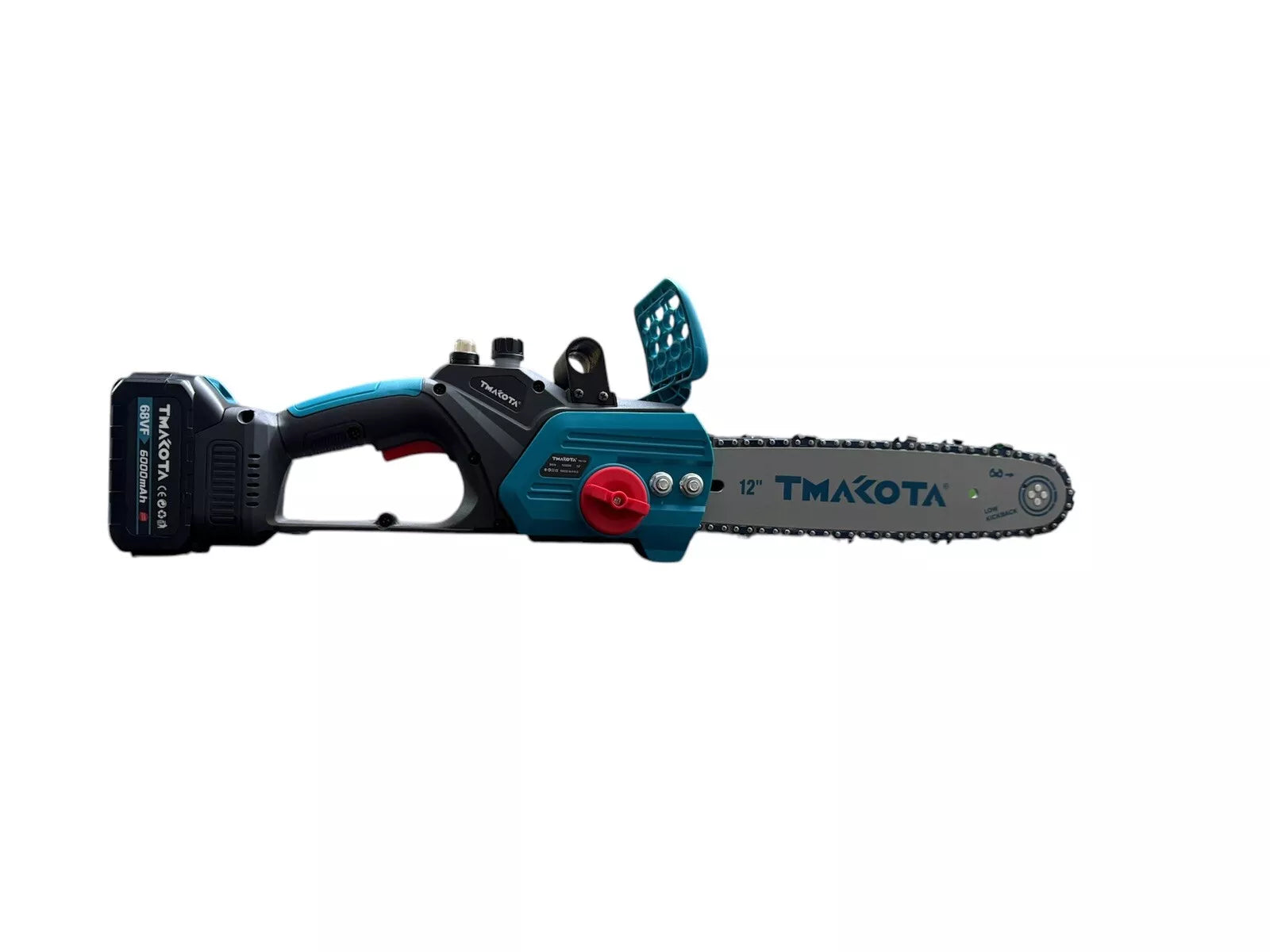 Motosega a Batteria 12 Mini Motosega Completa 2 batterie 68V 6000 mAh 12 Pollici