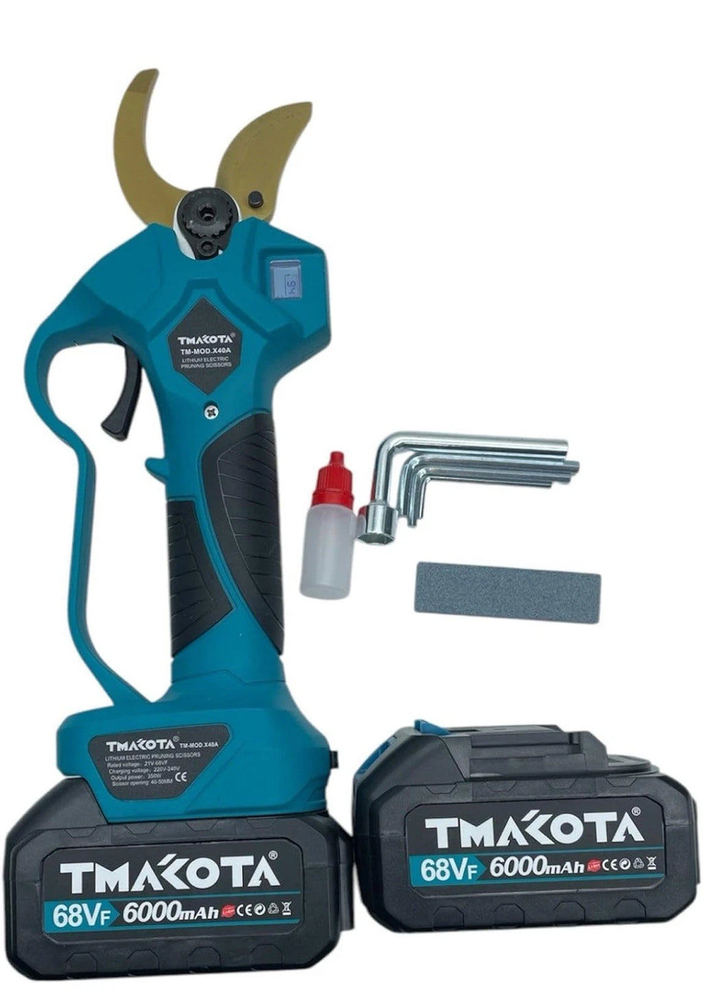 Forbice Cesoia da Potatura 45mm Display Makota a 2 Batteria 68v 6000mAh Mod. ORO