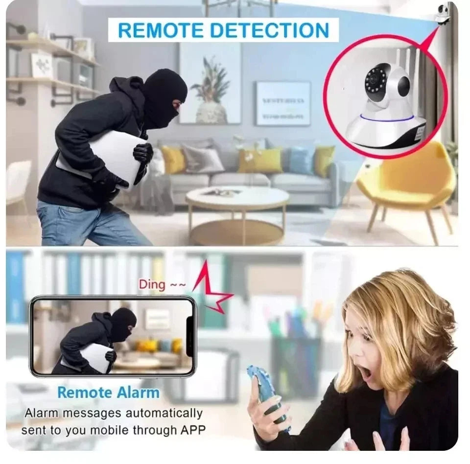 Telecamera IP WiFi 1080 HD Visione Notturna Audio Bidirezionale Controllo da APP