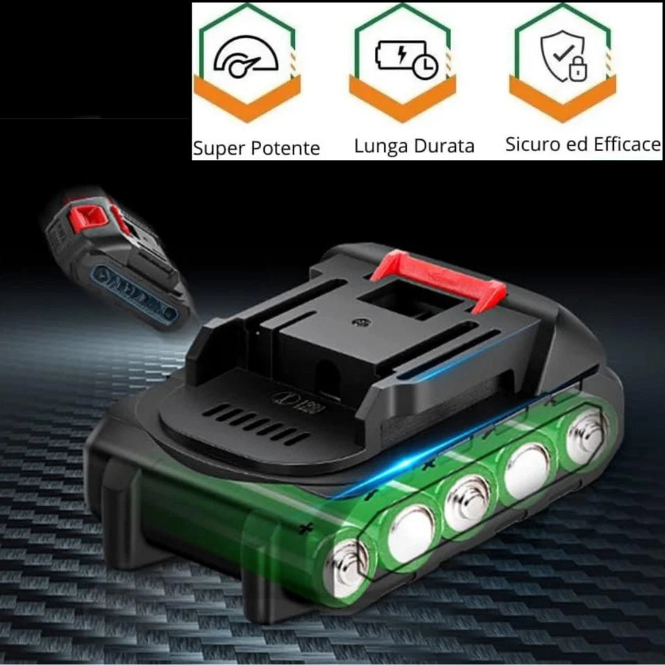 Smerigliatrice Angolare a Doppia 88V Batteria Flex Disco 125mm