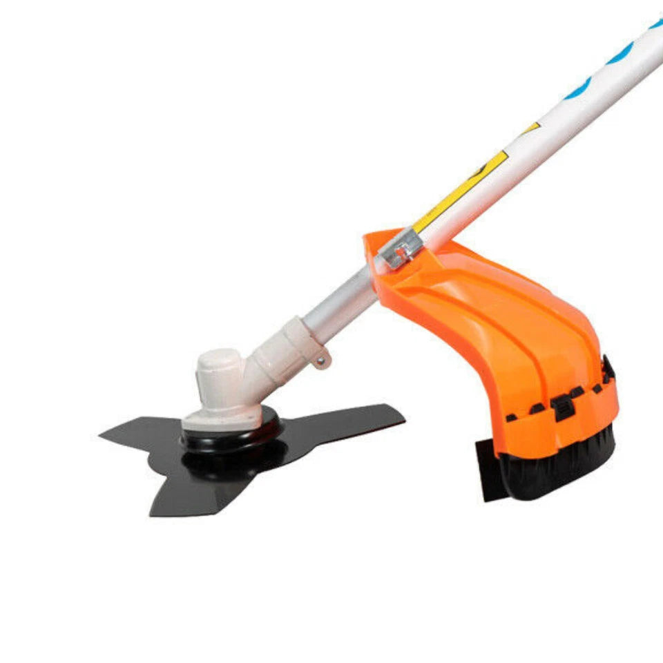 Decespugliatore a zaino a scoppio 2 tempi 52cc a spalla con doppio disco