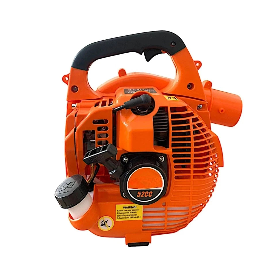 Soffiatore a scoppio 52cc motore 2 tempi per foglie giardino potenza 1500W