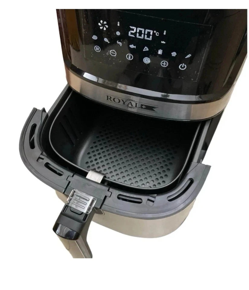 Friggitrice Ad Aria 12L Royal Con Sistema Aria Rotante Touch Screen 1700W