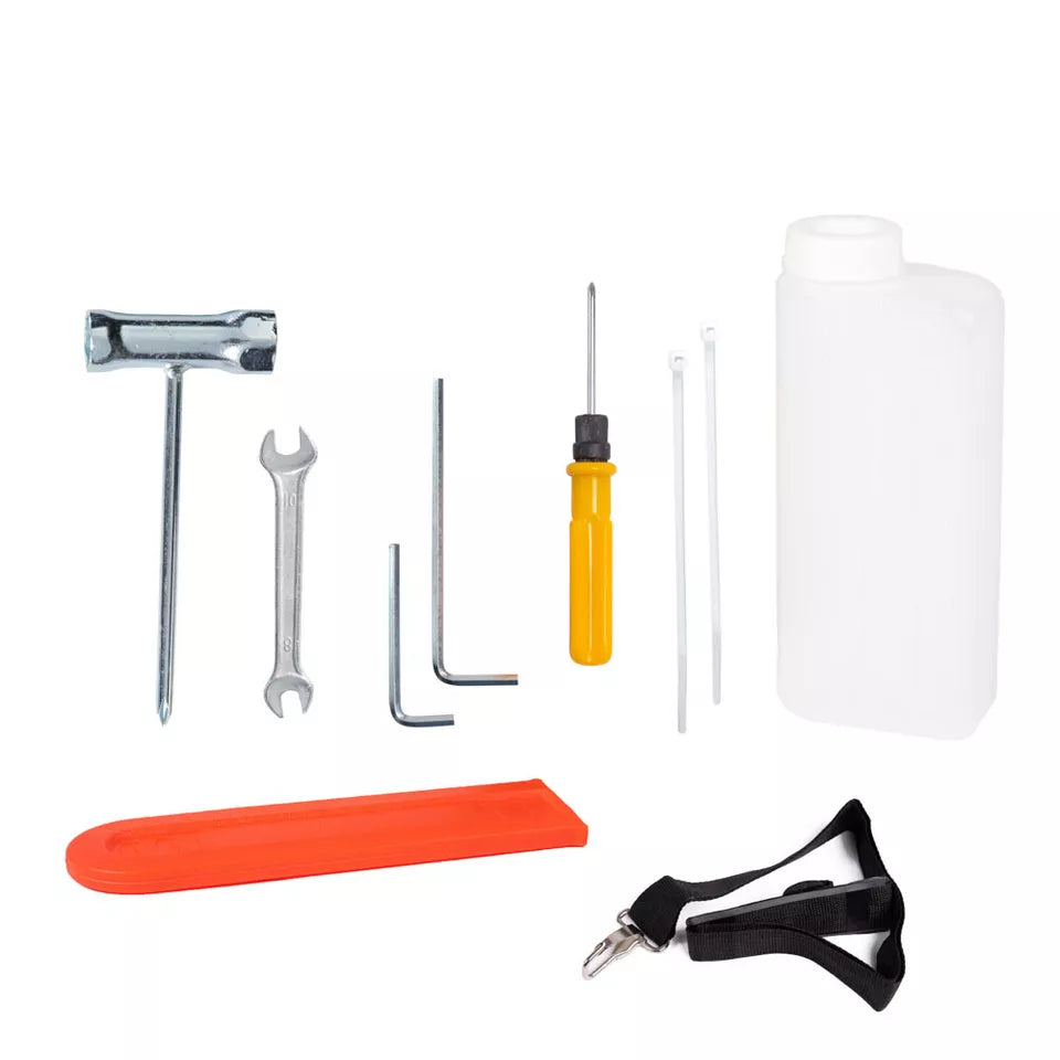Decespugliatore a scoppio 4 in 1 tagliasiepi troncarami e motosega 52cc 2 tempi