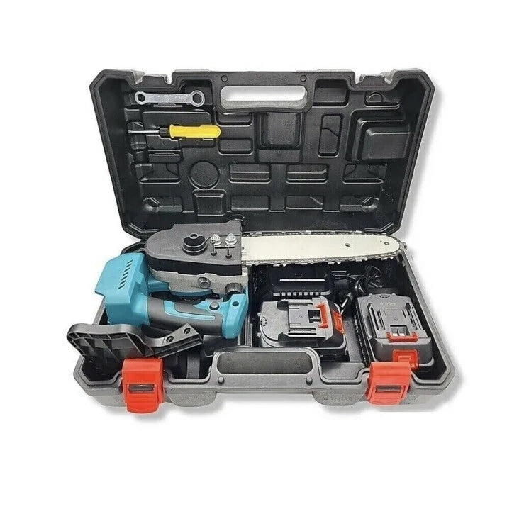 Motosega Doppia batteria  lama da 12" POLLICI  con Valigetta