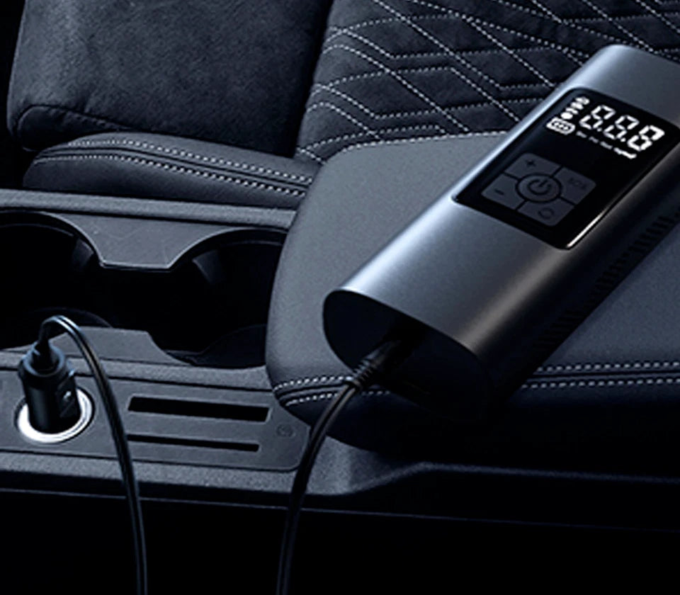 Mini Compressore ad Aria Auto Portatile Gonfiatore Ricaricabile Display LED Auto