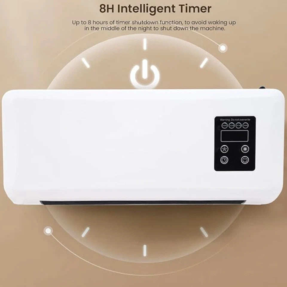 Scalda BAGNO STUFA da PARETE con telecomando TERMOCONVETTORE elettrico CALDO