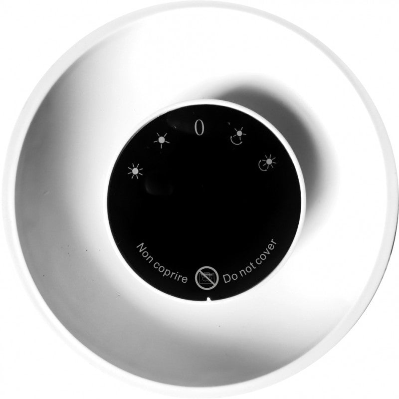 Stufa Elettrica al carbonio Oscillante 600W Temperatura Regolabile con maniglia